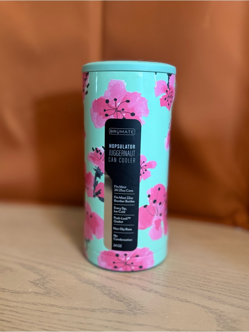 BrüMate Hopsulator Juggernaut Can Cooler Floral Arizona Ice Tea HTF